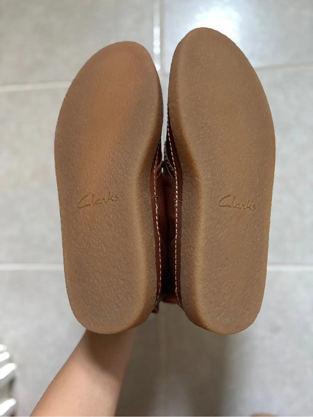 Clarks Men’s Brown Leather Chukka Boots